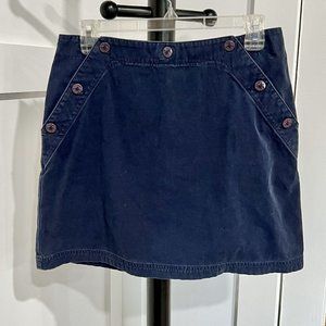 90s sailor mini skirt from The Limited